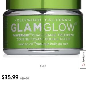 GlamGlow dual cleanse treatment